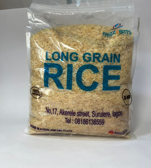 Frizz2bitts Long Grain Rice 3kg